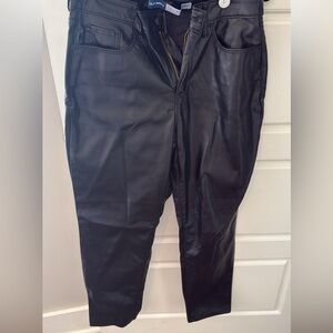 Old Navy Black Faux Leather Pants